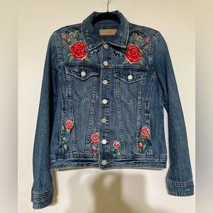 Blank NYC Embroidered Denim Jacket